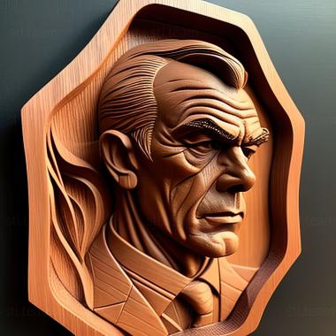 3D model James Bond Doctor Know Sean Connery (STL)